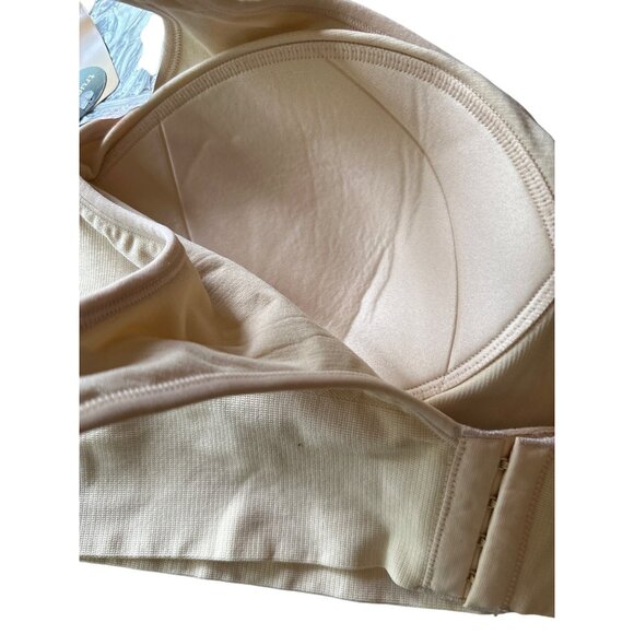 Truekind Beige Wireless Comfort Bra With Back Extender 2XL - Picture 6 of 7